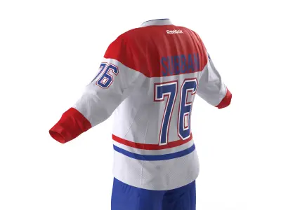 Hockey Clothes Montreal Canadiens 3D model
