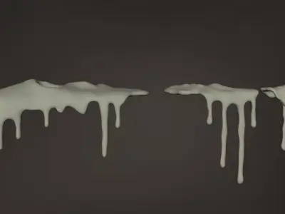 wax candles 3D model