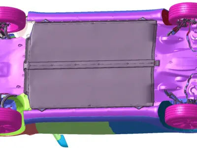 Tesla Model 3 Long-Range 2023 2024 Vehicle 3d scan model 3D model