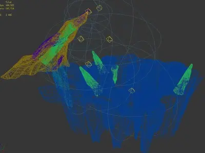 Stone Snow Plains - Hang Hole 02 3D model