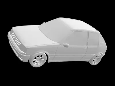 Peugeot 205 GTI 3D print model