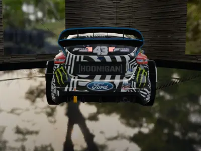 Honigan Ford Focus Low-poly 3D model