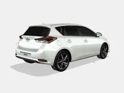 Toyota Auris 2016 Low-poly 3D model