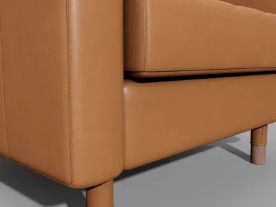 Morabo Armchair Low-poly 3D model