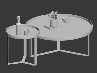 Made Aula coffee table Side Table 3D model