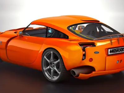 TVR Sagaris 2005 Model 3D model