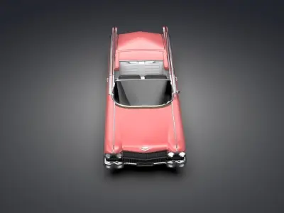 Classic Cadillac Eldorado Biarritz - High-Quality CGI Model 3D model