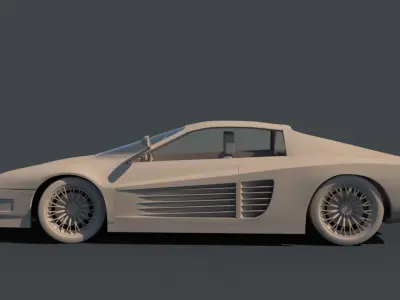 Classic Car 3D 3D model
