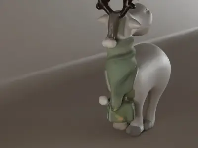 Creative Deer Elk Ornament  Perfect 3D Christmas Gift Decor 3D print model