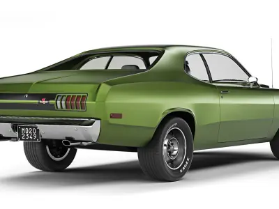 Dodge Demon 340 1972 3D model
