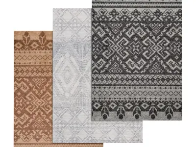 Rug Set 2219 3D model