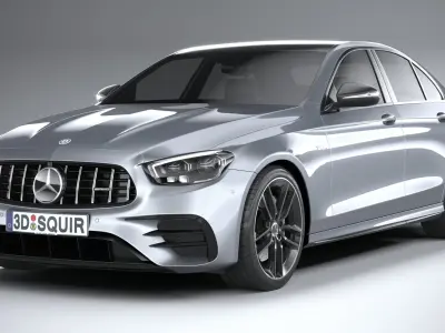 Mercedes E53 AMG Sedan 2021 3D model
