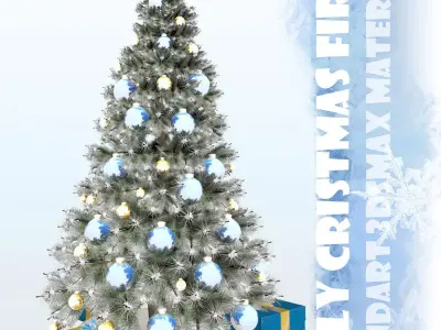 Decorated Christmas Tree 3D model