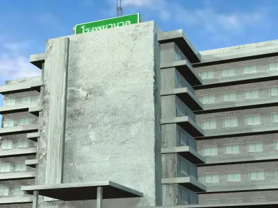  Thai hospital 3D model