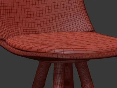 Stag armchair 3D model