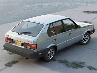 Hyundai Pony Canada 1985 3D model