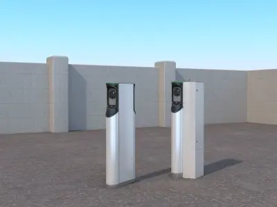 Ensto Charging Station 3D model