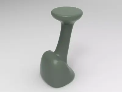 Juyer Bar Stool Low-poly 3D model