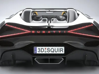 Bugatti W16 Mistral 2024 3D model