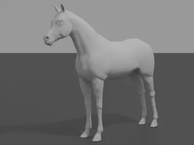 Purasangre horse 3D model