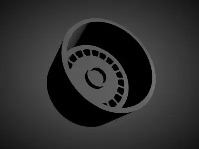Fifteen52 Evo SC scalable and Printable rim 3D print model