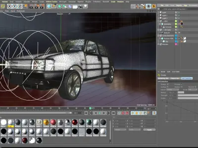 Mehran Car Animated 3D model