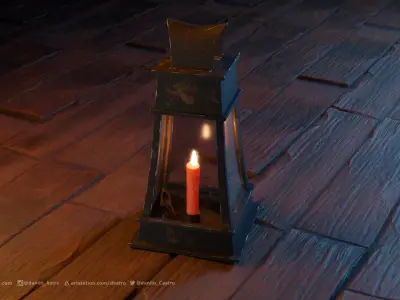 Old Light Fixture 3D model