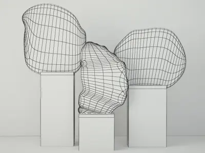 Fergie Sculptures by Arteriors 3D model