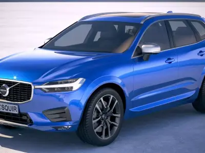 Volvo XC60 R-Design 2018 3D model