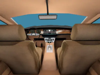 Jaguar xj6 Station Wagon Hatfeleds 3d model Low-poly 3D model