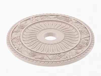 Classic Ceiling Medallion 27  3D model