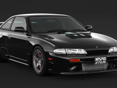 Nissan Silvia S14 270R 3D model