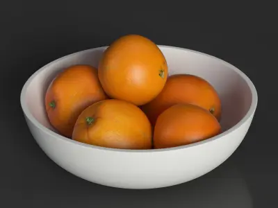 Decorative Set framed piece of paper with passport stamps 3D model