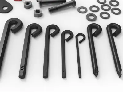 Bike hex keyset 3D model