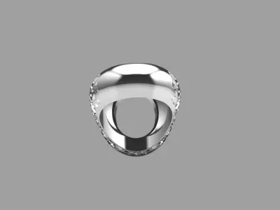 piece ring 3D print model