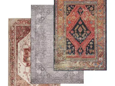 Rug Set 1463 3D model