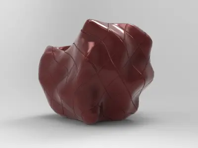 Biga Vase Low-poly 3D model