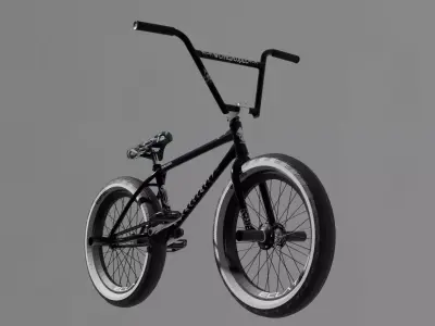 Bmx Bike Bicycle Cycling Velo Extreme Low-poly 3D model