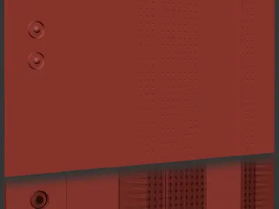 Wall rock panel 01 3D model