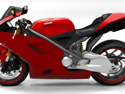 DUCATI 1198R 3D model