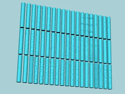 57 Texture Rolls Collection - Fondant Decoration Maker