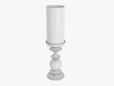 Modern candle holder 3D model