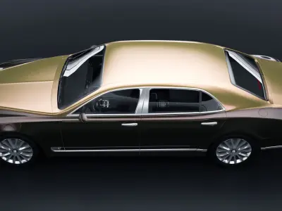 Bentley Mulsanne Low-poly 3D model