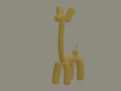 Balloon Giraffe 3D model