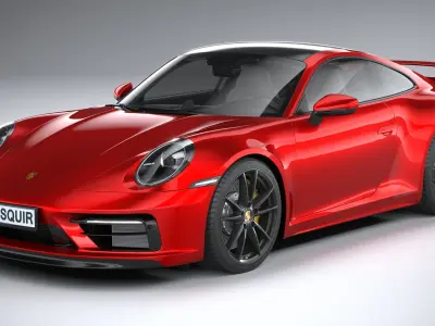 Porsche 911 Carrera S Aerokit 2020 3D model