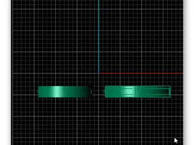 earring back or earring clutch free stl obj 3dm  Free 3D print model