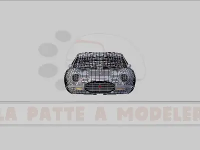 Jaguar E-Type LPAM 3D model