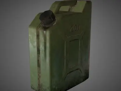 Gas Canister 20 liters Low-poly 3D model