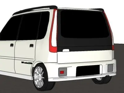 perodua kenari  3D model