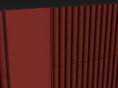 Decorative V60 Wall Panels 3D model